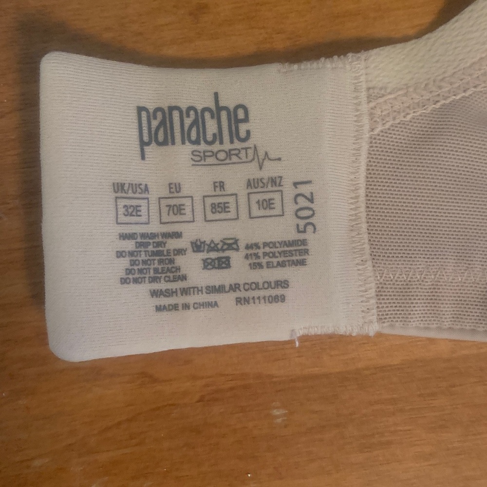 Panache Women's Wired Tan Sports Bra - Picture 2 of 4